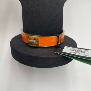 Kate Spade Orange and Gold Bangle